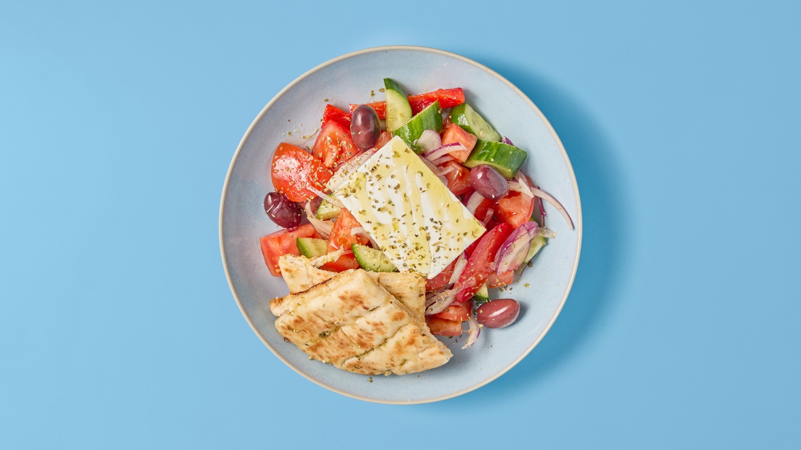 Gresk salat med feta og oliven
