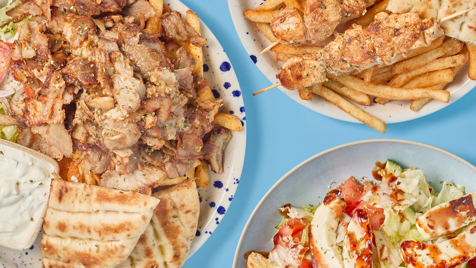 Et utvalg retter fra Dr. Gyros